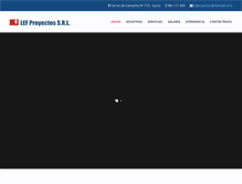 Tablet Screenshot of lefproyectos.com